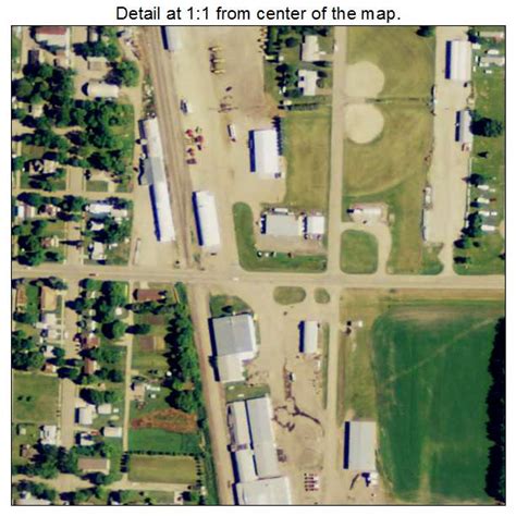 Aerial Photography Map Of Cando Nd North Dakota