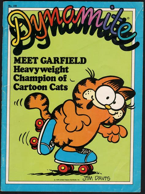 Dynamite Issue 103 Meet Garfield Heavyweight Champion Of C Jason