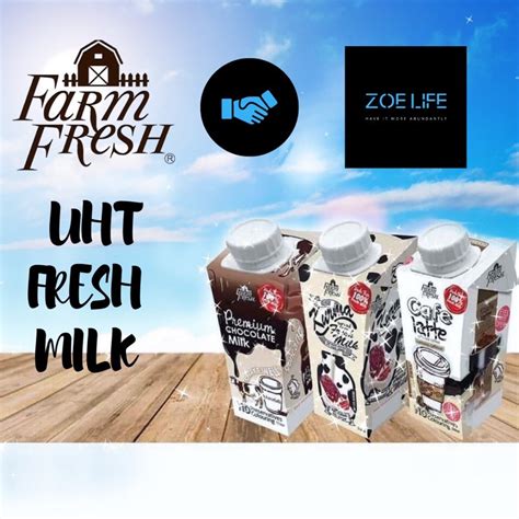 Uht Farm Fresh Fresh Milk And Yogurt 200ml Minimum Order 12pcs Shopee