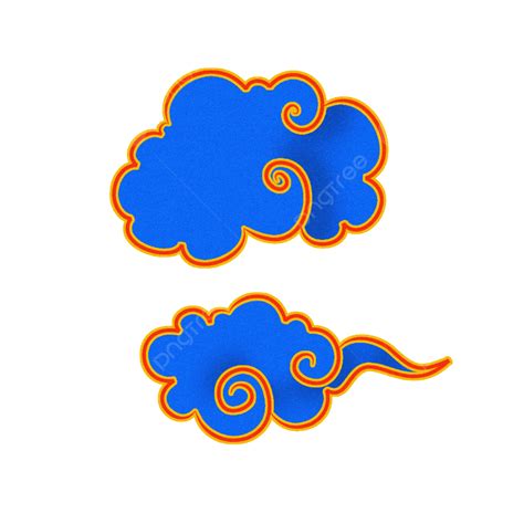 푸른 구름 일러스트 중국 새해 년 새해 중국의 설날 Png 일러스트 및 Psd 이미지 무료 다운로드 Pngtree