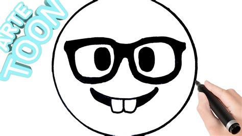 Como Dibujar Un Emoji Nerd How To Draw Emojis Nerd Como Desenhar