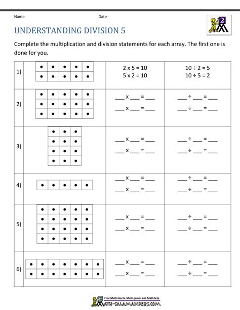 Math Division Grade 3 Division Worksheet With Remainders Year 3