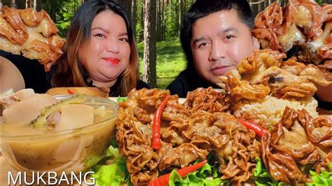 Ultimate Crispiest Chicharon Bulaklak And Monggo Pata Ng Baboy Mukbang