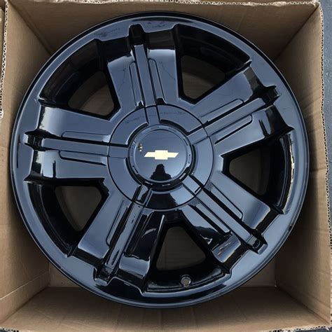 18 Oem Chevy Silverado Factory Wheels 18 Inch Gloss Black Rims For