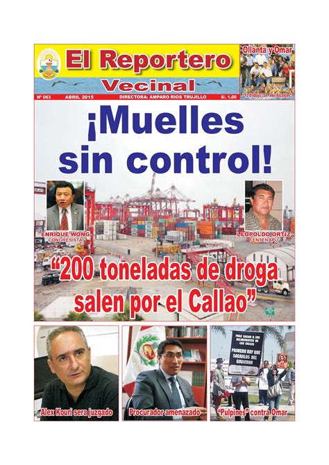 Calaméo El Reportero Vecinal EdiciÓn 63