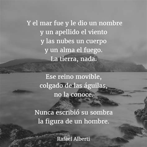 Poemas De Rafael Alberti 12 Poemas Poemas Cortos Frases Literatura
