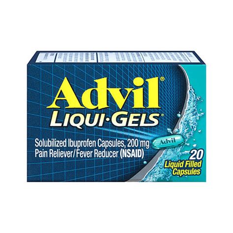 Advil Liquid Gels Capsules VitaminsHouse