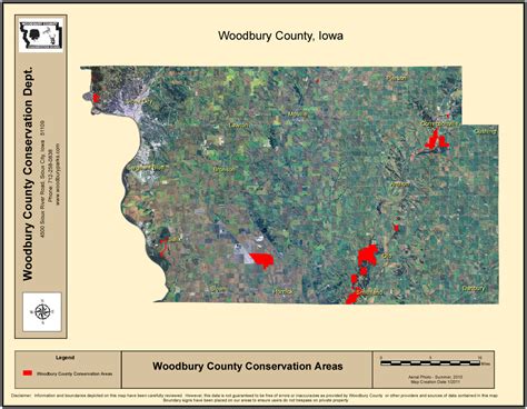 Woodbury County Map Woodbury County Conservation Outdoor Recreation