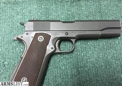 Armslist For Sale Used Colt 1911a1 Us Army 45 Acp Ghd Wwii Pistol