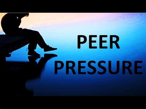 It can be overt (i.e., friends telling you to do something) or less direct (e.g., friends joking around about your not doing what they are doing, seeing others at a party doing shots and. Peer Pressure Short Presentation - YouTube
