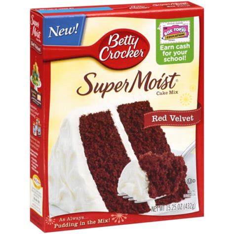 Betty Crocker Super Moist Red Velvet Cake Mix 432g 12