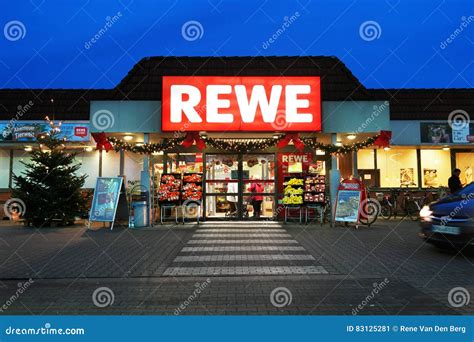 Rewe Supermarket In Germany Editorial Image 201187120