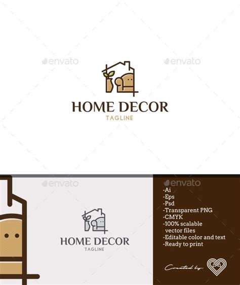 Home Decor Logo Template Logo Templates Graphicriver
