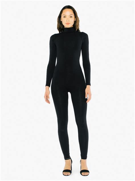 Cotton Spandex Turtleneck Catsuit American Apparel American Apparel