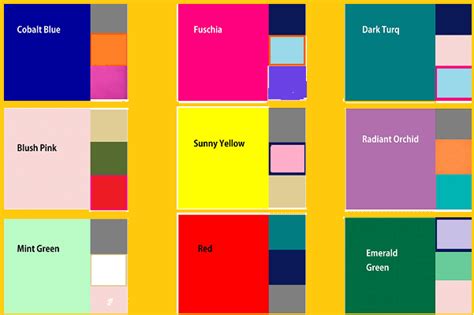 The 20 Most Popular Colors That Go Together