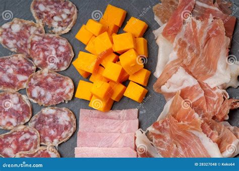 Assorted Cold Cut Platter Stock Photo Image Of Lunch