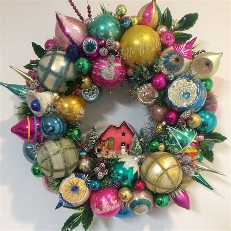 How To Make A Vintage Ornament Wreath Photos