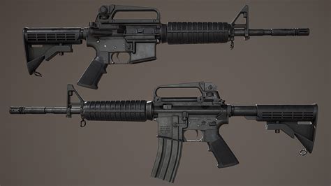 Animated Fps M4a1 Assault Rifle Pack By Ironbelly Studios Inc In