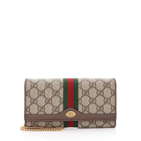 Gucci Gg Supreme Ophidia Chain Wallet