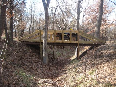 Building Small Bridge Over Creek Backyard Bridges Garden Bridge
