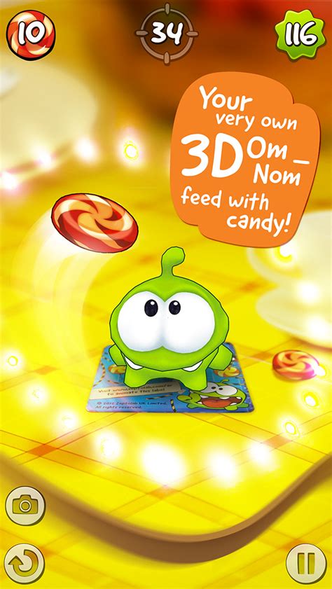 Bring That Cute Monster From Cut The Rope To 3d Life With Om Nom Candy