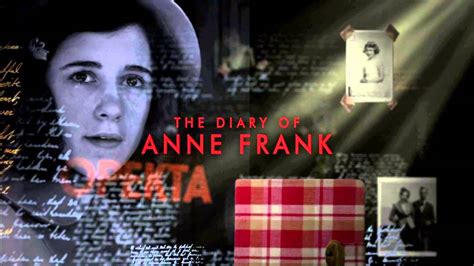 The first thing i put in was this diary, then hair curlers, handkerchiefs, schoolbooks, a comb, old letters; The Diary of Anne Frank - End Theme (Charlie Mole) - YouTube