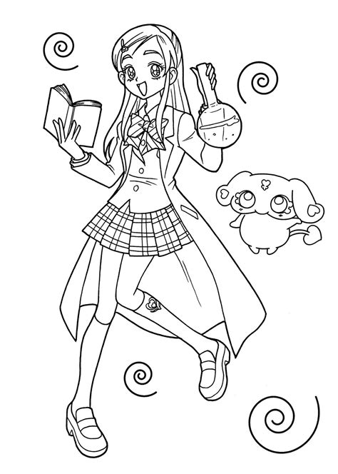 Glitter Heart Glitter Force Doki Doki Coloring Pages Kidsworksheetfun