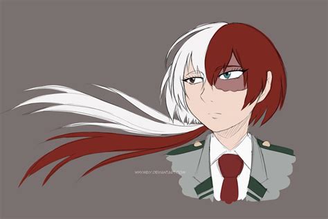 Todoroki Genderbend Sketch By Whymeiy On Deviantart