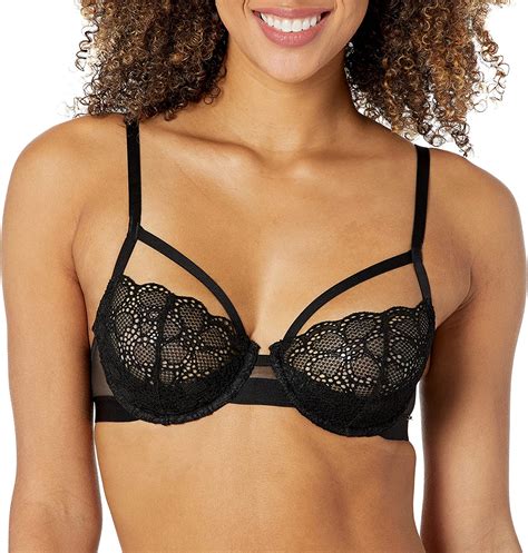 Dkny Womens Superior Lace Half Cup Demi Bra Uk Clothing