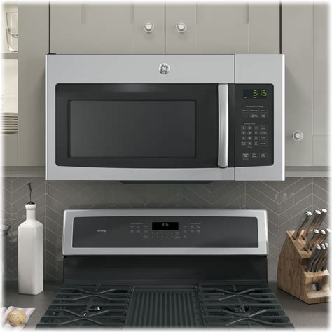 Customer Reviews GE 1 6 Cu Ft Over The Range Microwave Stainless