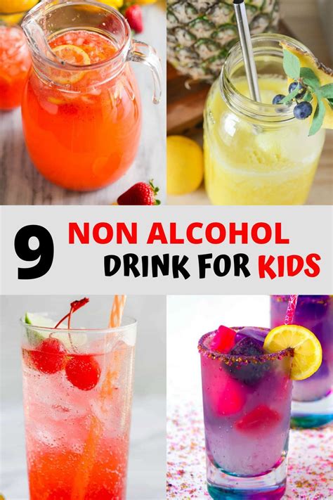 Non Alcohol Summer Drinks For Kids In 2020 Summer Drinks Alcohol