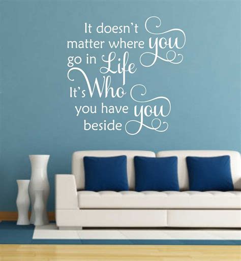 Beside You Decal Vinyl Wall Lettering Lettering Quotes Vinyl Wall Decals Wall Stickers Hand