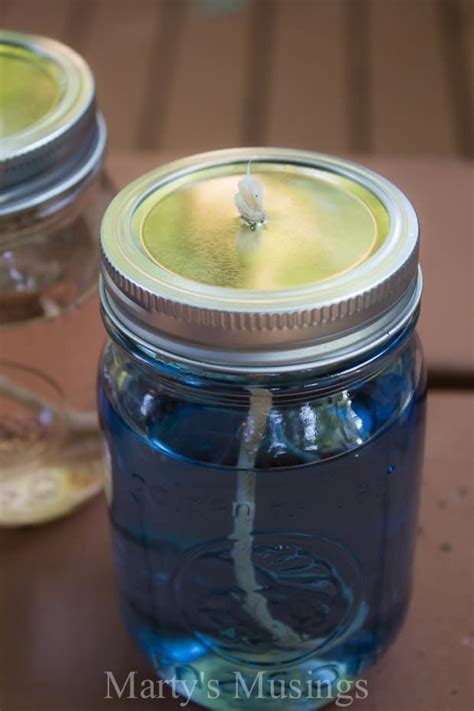 How To Make Your Own Citronella Candles Martys Musings Mason Jar