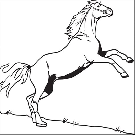 Printable Horse Coloring Page for Kids #3 – SupplyMe