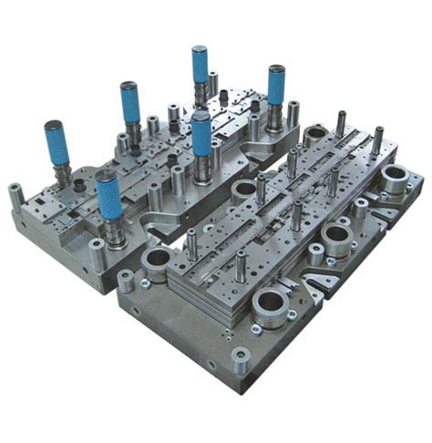Metal stamping is the process of influencing a metal workpiece, in which, under the influence of pressure, the we created a personal account for you to make the process of buying faster and easier in the future. Customized Wire Terminals Progressive Mold, High Quality Drawing Die, Wire Terminals Progressive Die