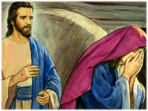 RECURSOS DE EVANGELISMO JESUS APARECE A MARIA MADALENA