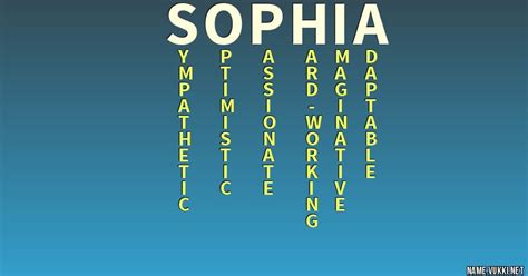The Meaning Of Sophia Name Meanings