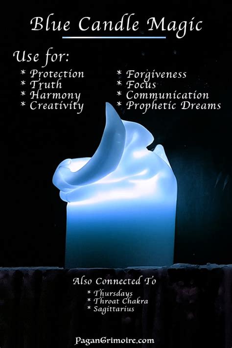 Blue Candle Meaning Symbolism And Spiritual Uses The Pagan Grimoire