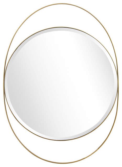Black And Gold Wall Mirror Contemporary Wall Mirrors By