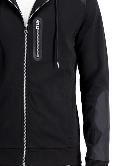 inc international concepts men s ponte knit hoodie created for macy s and reviews coats