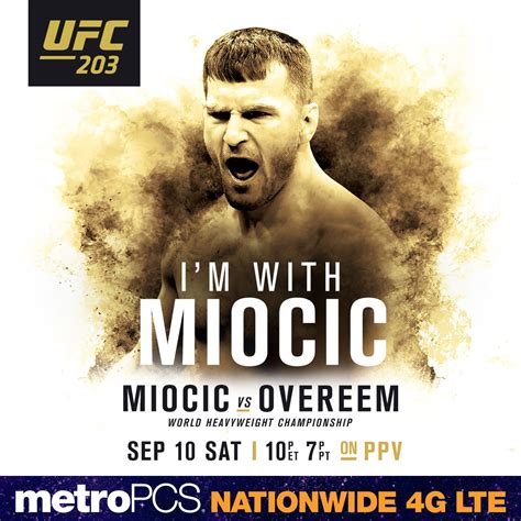Ufc On Twitter Rt If Youre W Clevelands Own Stipemiocicufc This Saturday Sept 10 At