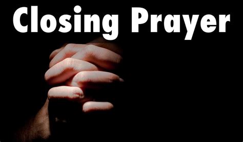 Closing Prayers For Meetings Teal Smiles