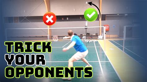 Badminton Deception Backhand Lift Youtube