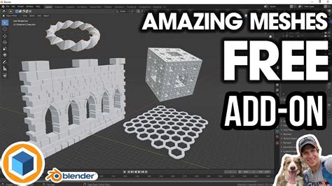 Amazing Meshes In Blender With The Free Extra Objects Add On All Tools
