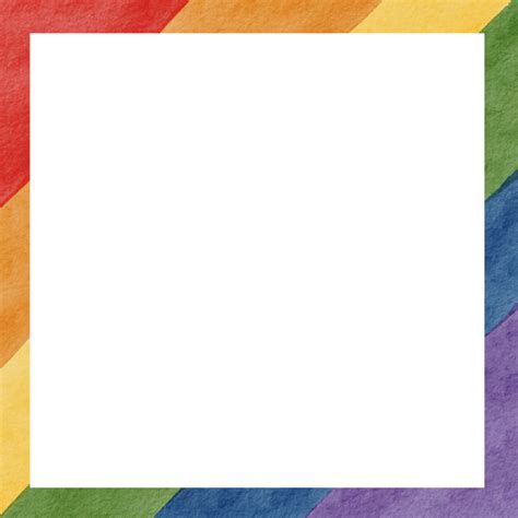Watercolor Rainbow Frame 11017084 Png