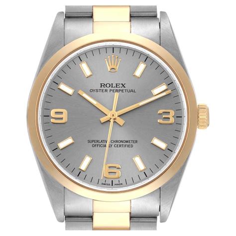 Rolex Yellow Gold Oyster Perpetual Underline Dial Self Winding