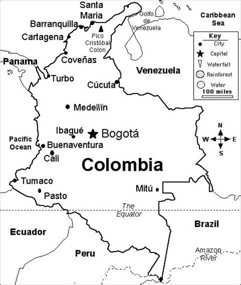 Colombia Map Coloring Page Download Print Or Color Online For Free