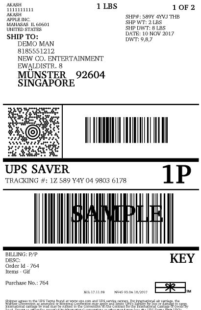 35 Print Ups Shipping Label From Tracking Number Labels Database 2020