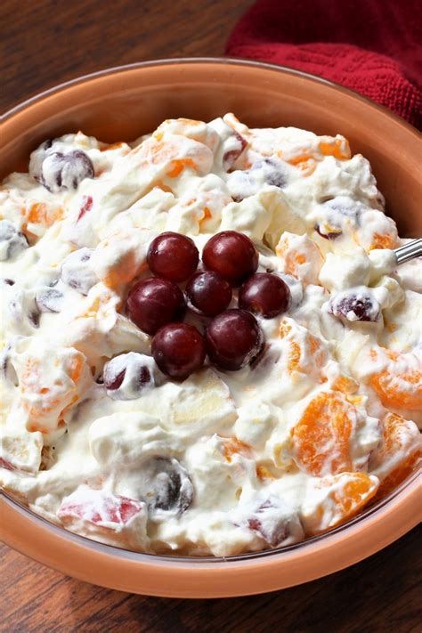 · this creamy fresh fruit salad recipe is filled with fresh fruit in a light yogurt dressing with a hint of honey and lime! Easy Fruit Salad | Recipe | Fruit salad easy, Fruit salad, My recipes