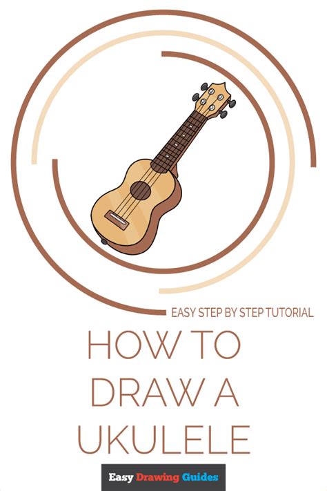 How To Draw A Ukulele Really Easy Drawing Tutorial